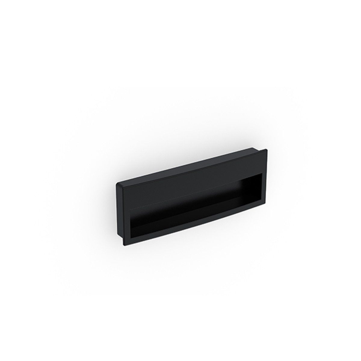 Hafele ROSSO Gömme kulp mat siyah 96mm