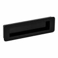 Hafele PIAZZA Gömme kulp mat siyah 160mm