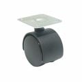 Hafele ROLLER05 Tekerlek frensiz,plaka Ø40x55mm