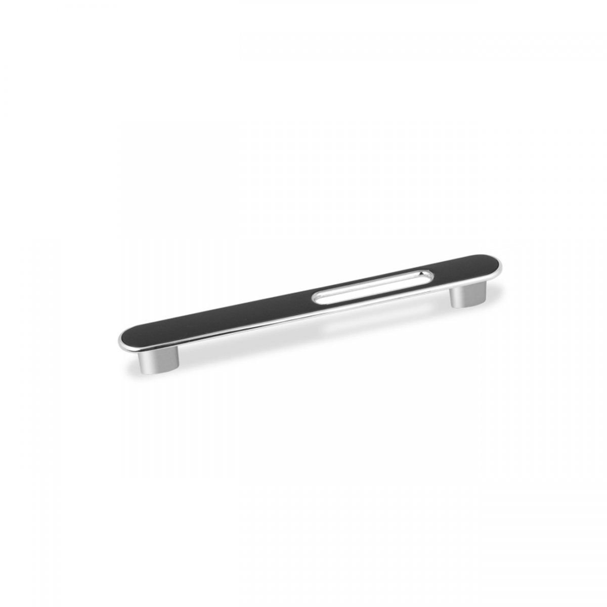 Zavinna Z318 Metal Krom - Mat Siyah 128/160mm Akslı Kulp