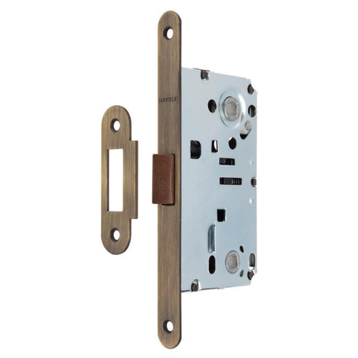 Hafele Dilden kilit WC antik bronz 50/18mm