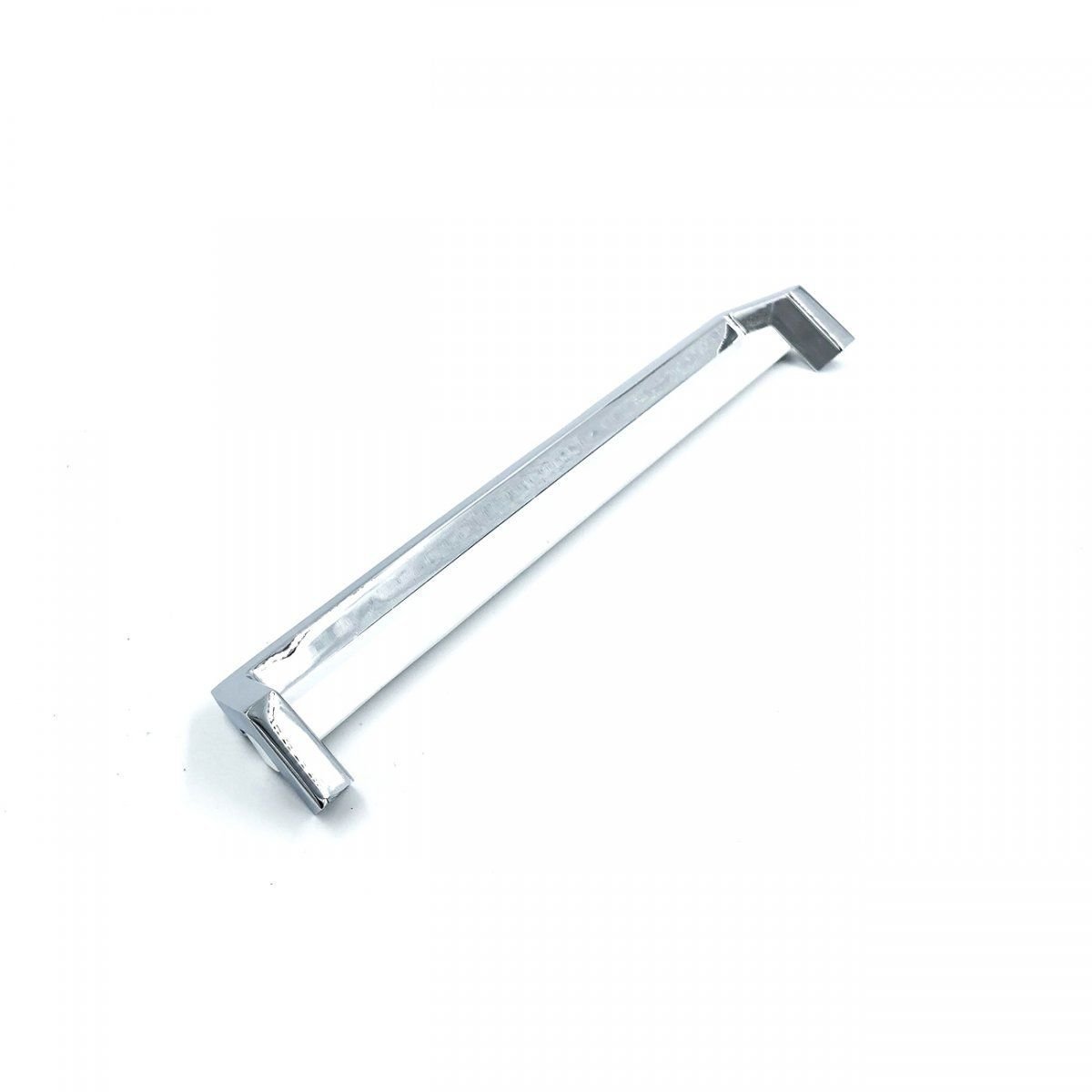 Zavinna Z323 Metal Krom - Mat Beyaz 224mm Akslı Kulp