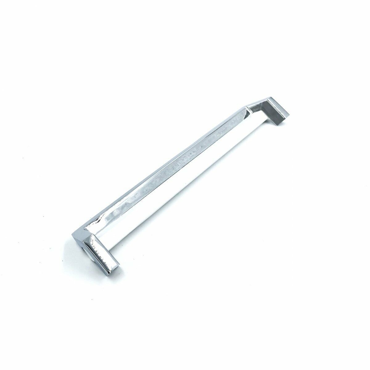 Zavinna Z323 Metal Krom - Mat Beyaz 160mm Akslı Kulp