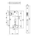Hafele Çarpma kilit WC par.pirinç 50/20mm