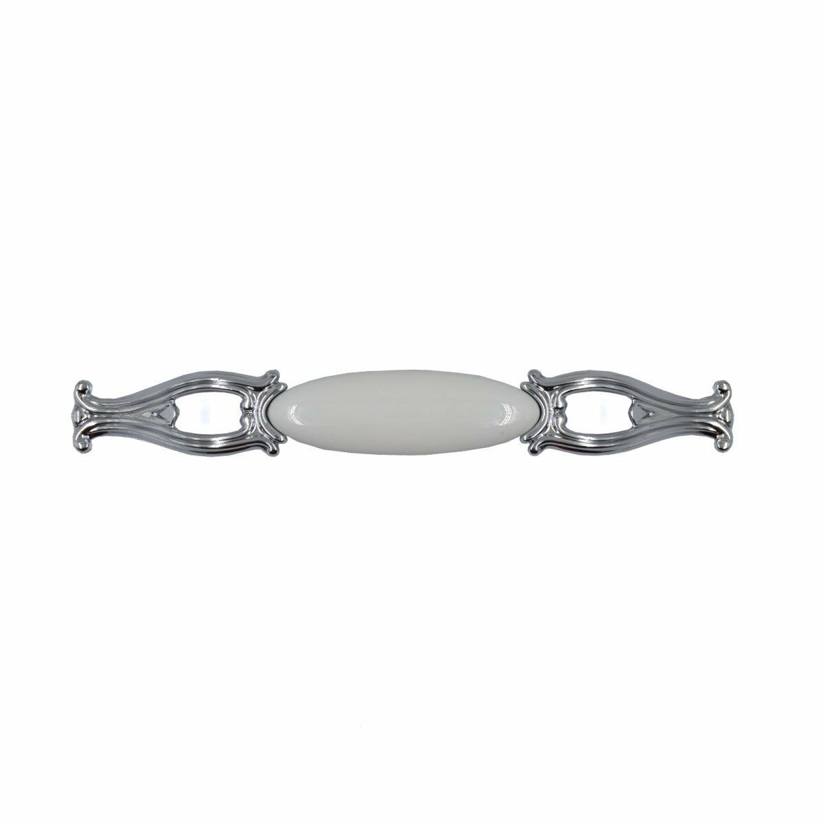 Giusti M91.00.00.CLG Seramik Metal Krom - Beyaz 128mm