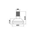 Hafele Baza ayar vidası,hareket,p.çelik M8x15mm