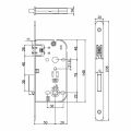 Hafele Çarpma kilit WC mat siyah 50/20mm