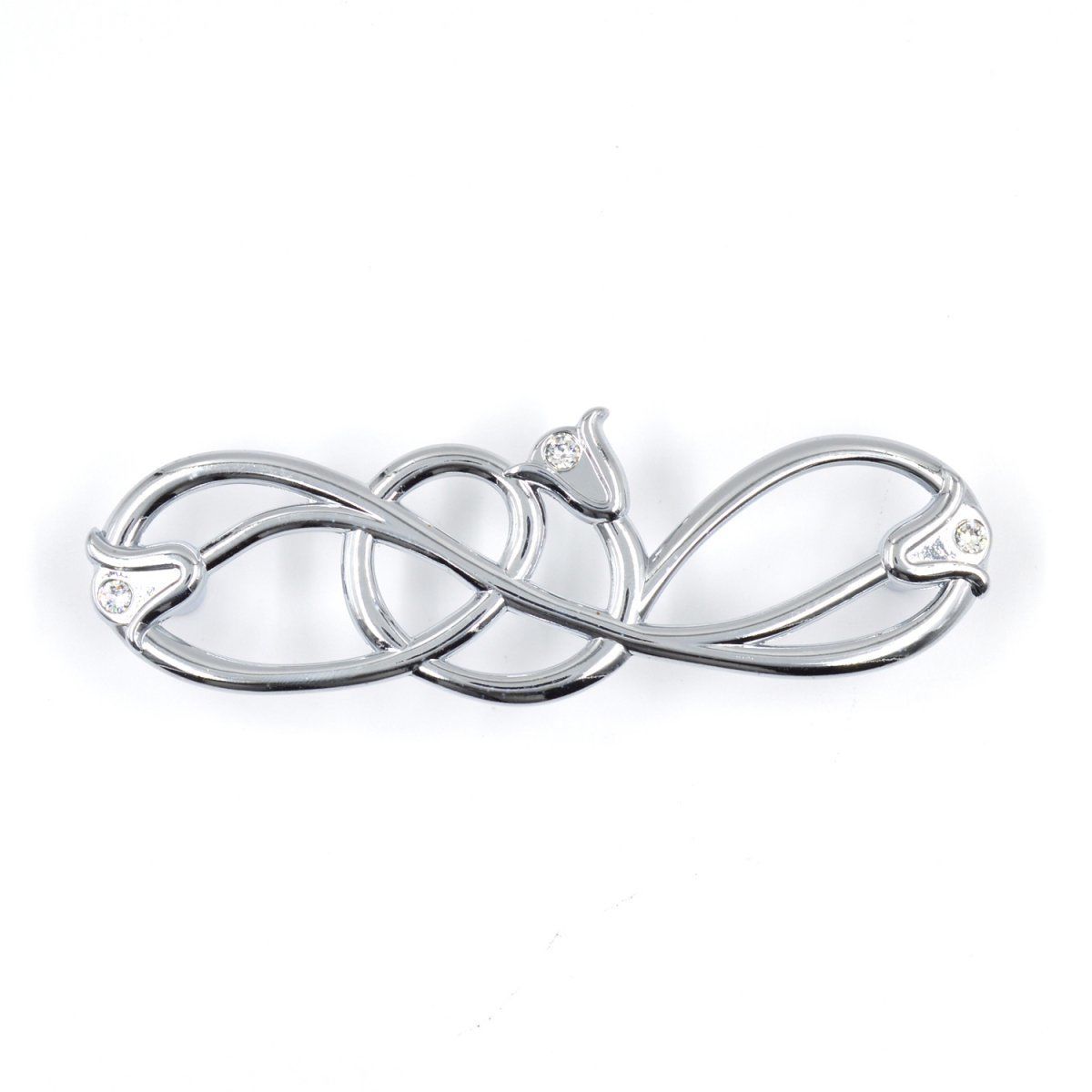 Giusti WMN672.128.KRCL Taşlı Metal Krom 128mm