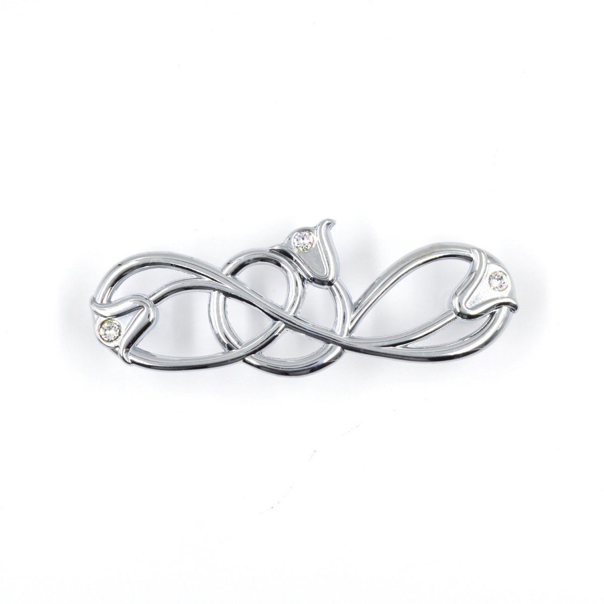 Giusti Swarovski Taşlı Metal Krom 96 mm Kulp | Mobilya Kulpu