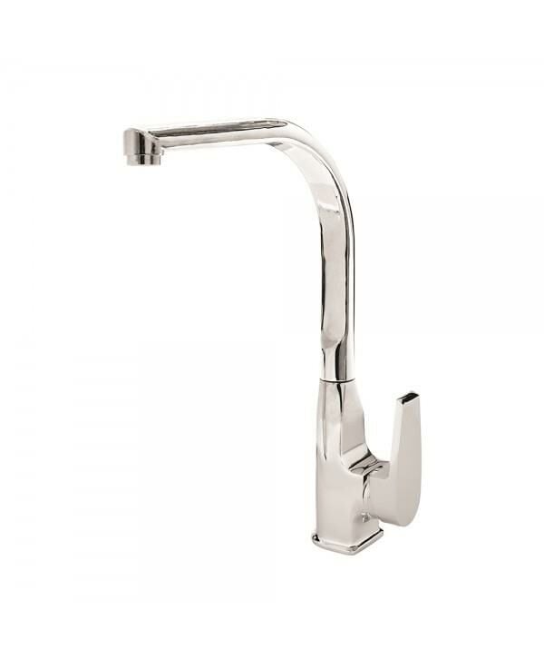 Teodora Serisi KE190 Kuğu Banyo Lavabo Bataryası Krom | Banyo Bataryası