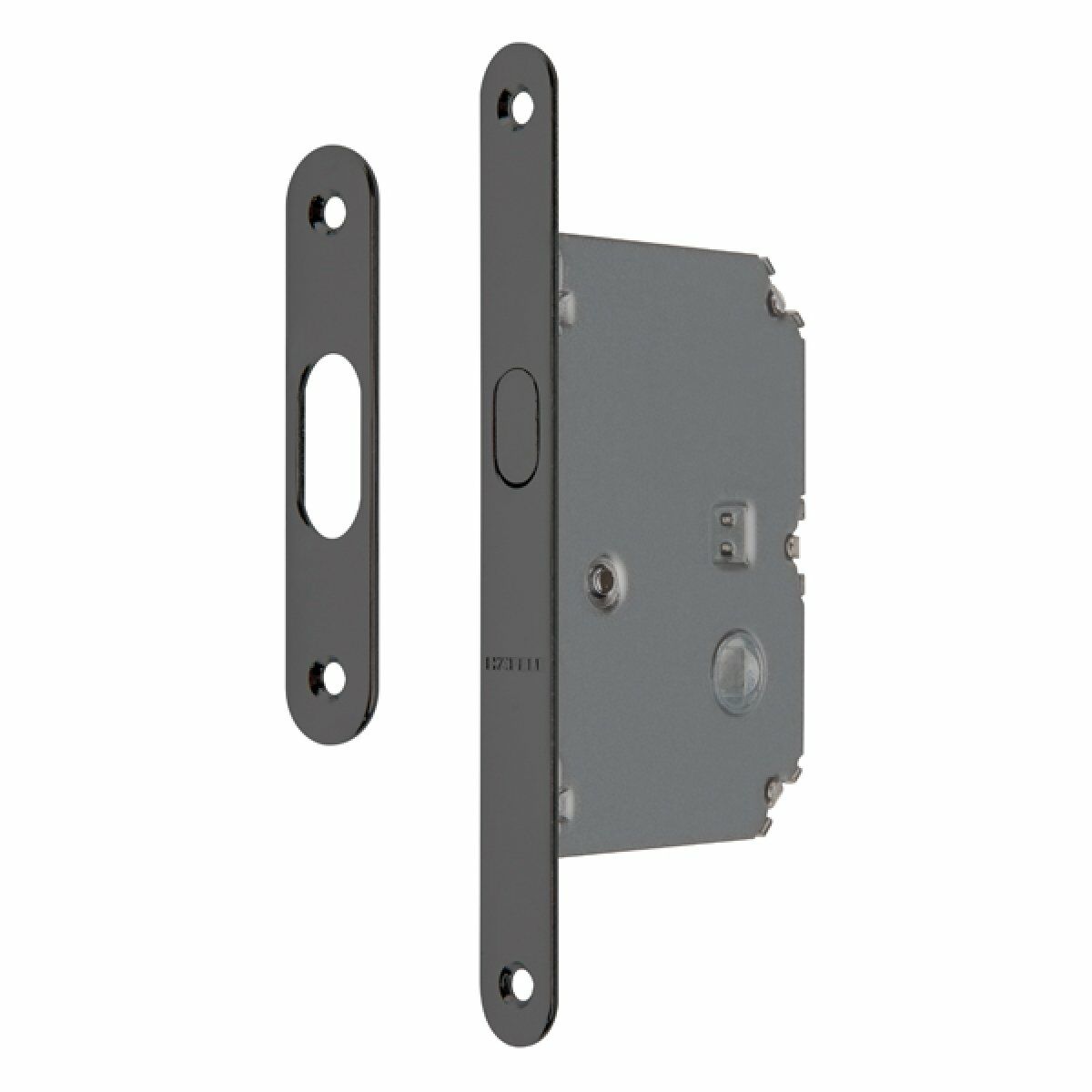 Hafele Kayar kapı kilidi WC mat siyah 50/16mm