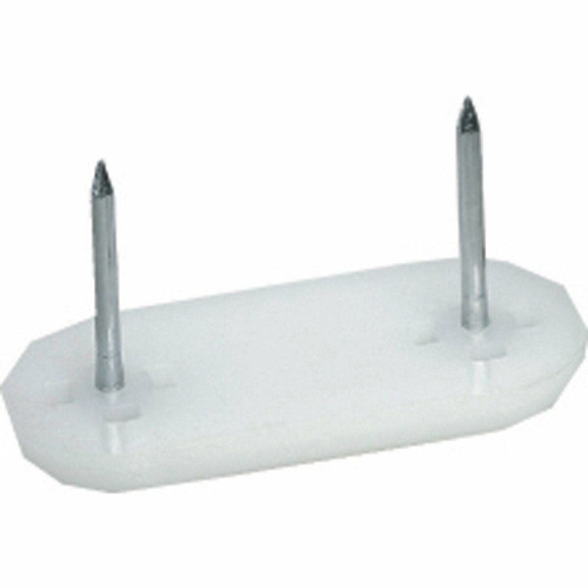 Hafele Zemin koruyucu, dikdörtgen,beyaz 44x16mm