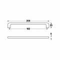Hafele MOLLE Kulp beyaz 160mm