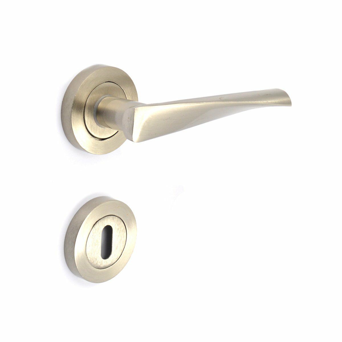 Özen ALM. GİZA Oda Tipi Saten Alüminyum | Kapı Kolu