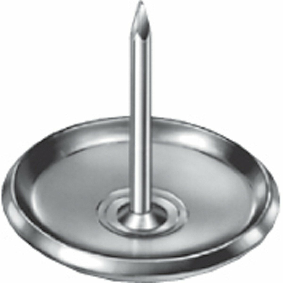 Hafele Zemin koruyucu, pas. çel. renk. 18x3,5mm (100 adet)