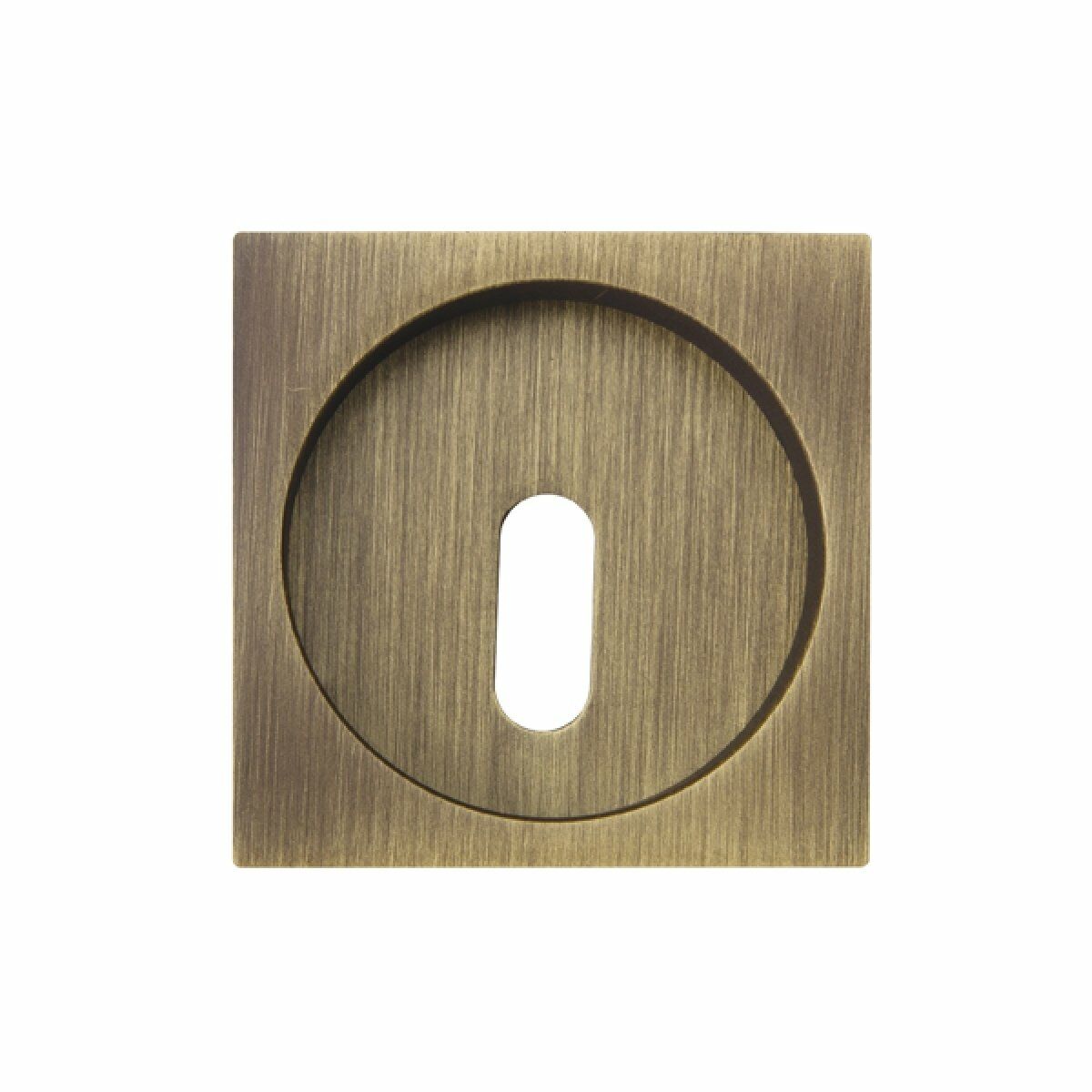 Hafele SQUARE Gömme kulp (oda) antik bronz
