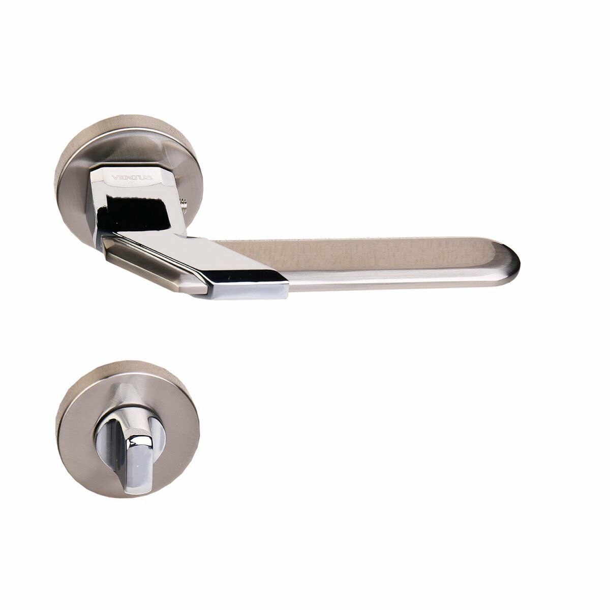 Ventus Kapı Kolu WC Tipi Krom - Inox | WC Kapı Kolu