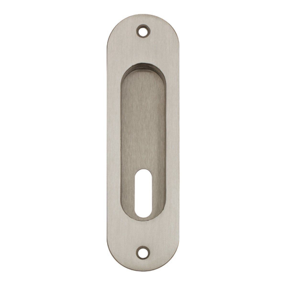Hafele OVAL Gömme kulp (oda) mat nikel