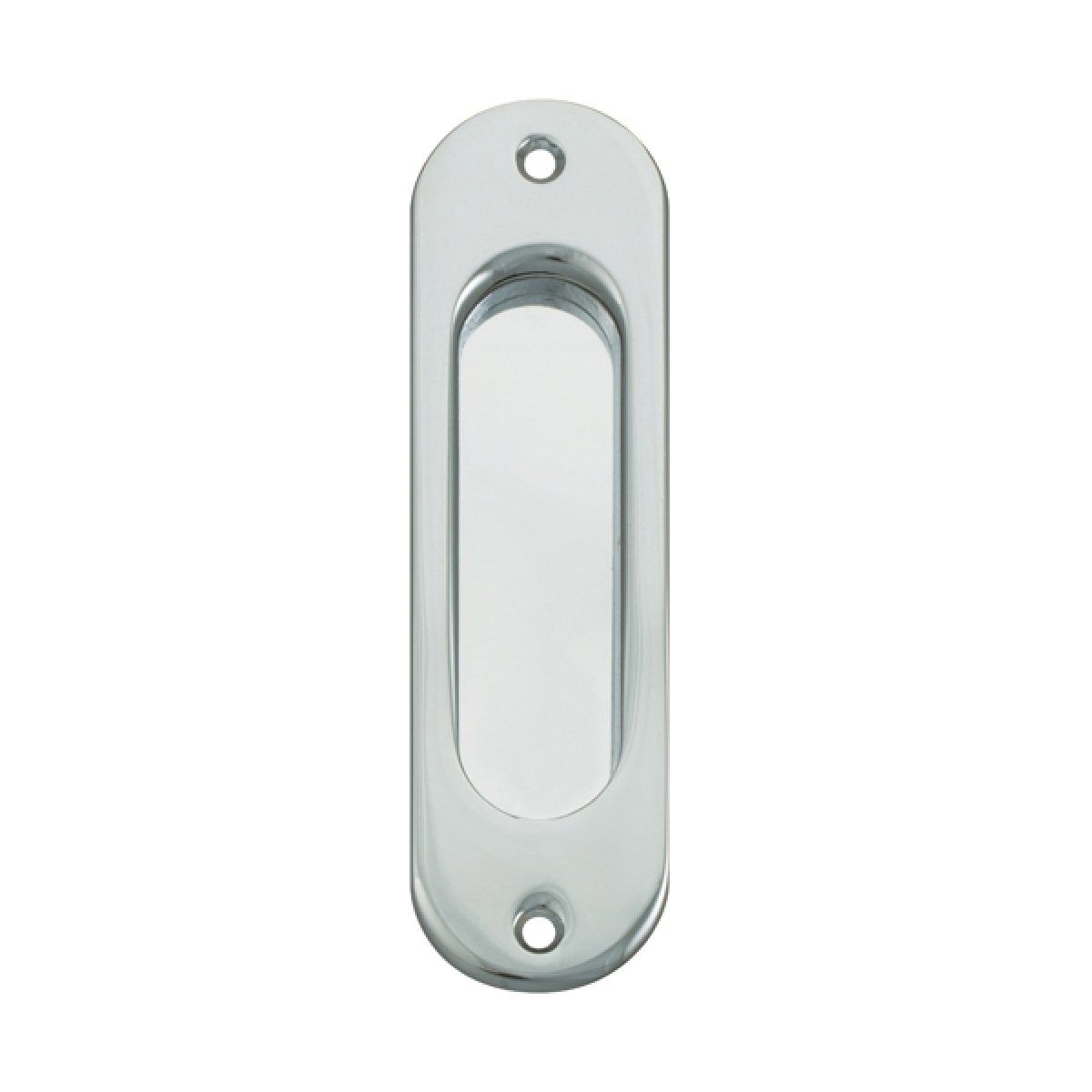 Hafele Kayar Kapı, OVAL Gömme kulp pasaj tipi parlak krom
