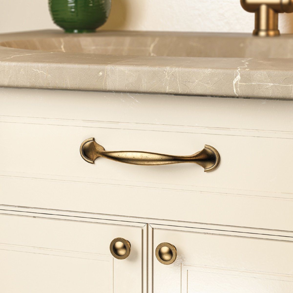 Hafele GLENN Kulp antik bronz 96mm