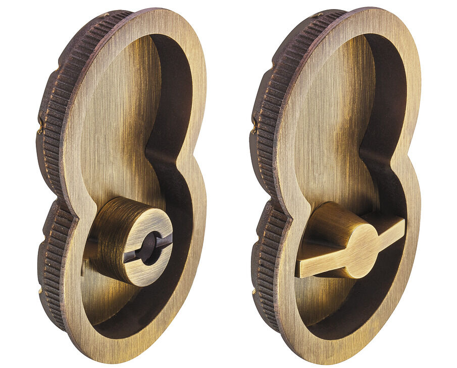 Hafele OTTO Kayar k.kilidi WC a.bronz 50/16mm