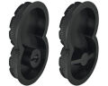 Hafele OTTO Kayar k.kilidi WC mat siyah 50/16mm