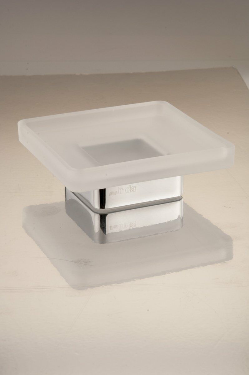 Inda Lea Paslanmaz Çelik Sabunluk Krom | Sabunluk (Derin Hazne)