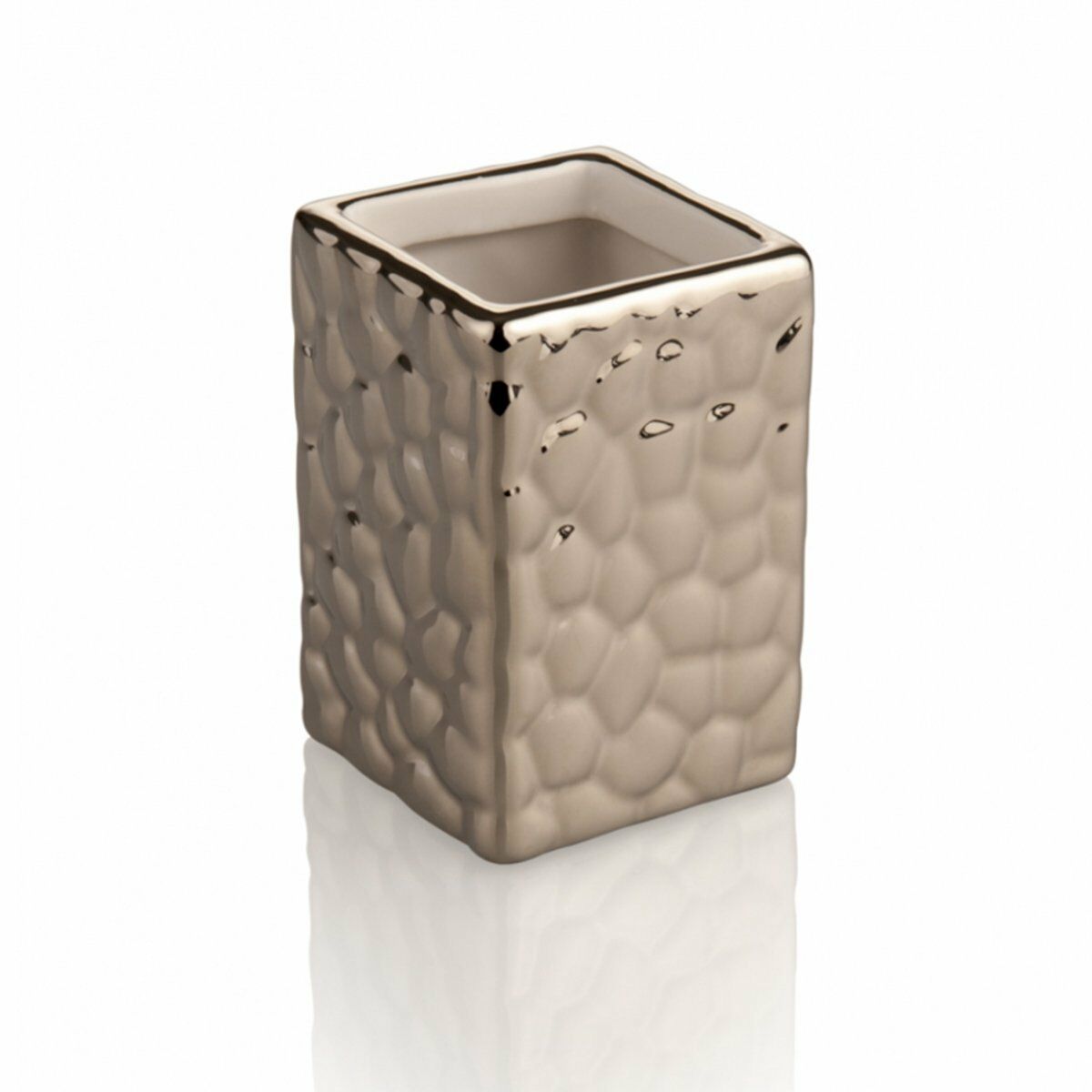 Gedy Martina Seramik Diş Fırçalık Gümüş | Diş Fırçalık