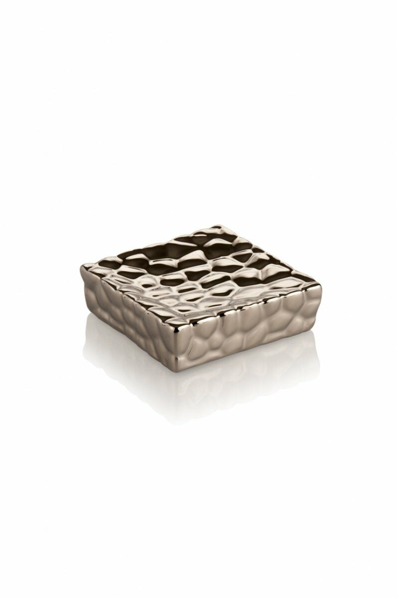 Gedy Martina Seramik Sabunluk Gümüş | Sabunluk