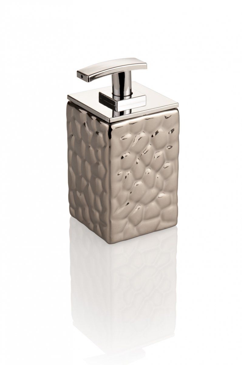 Gedy Martina Seramik Sıvı Sabunluk Gümüş | Sıvı Sabunluk