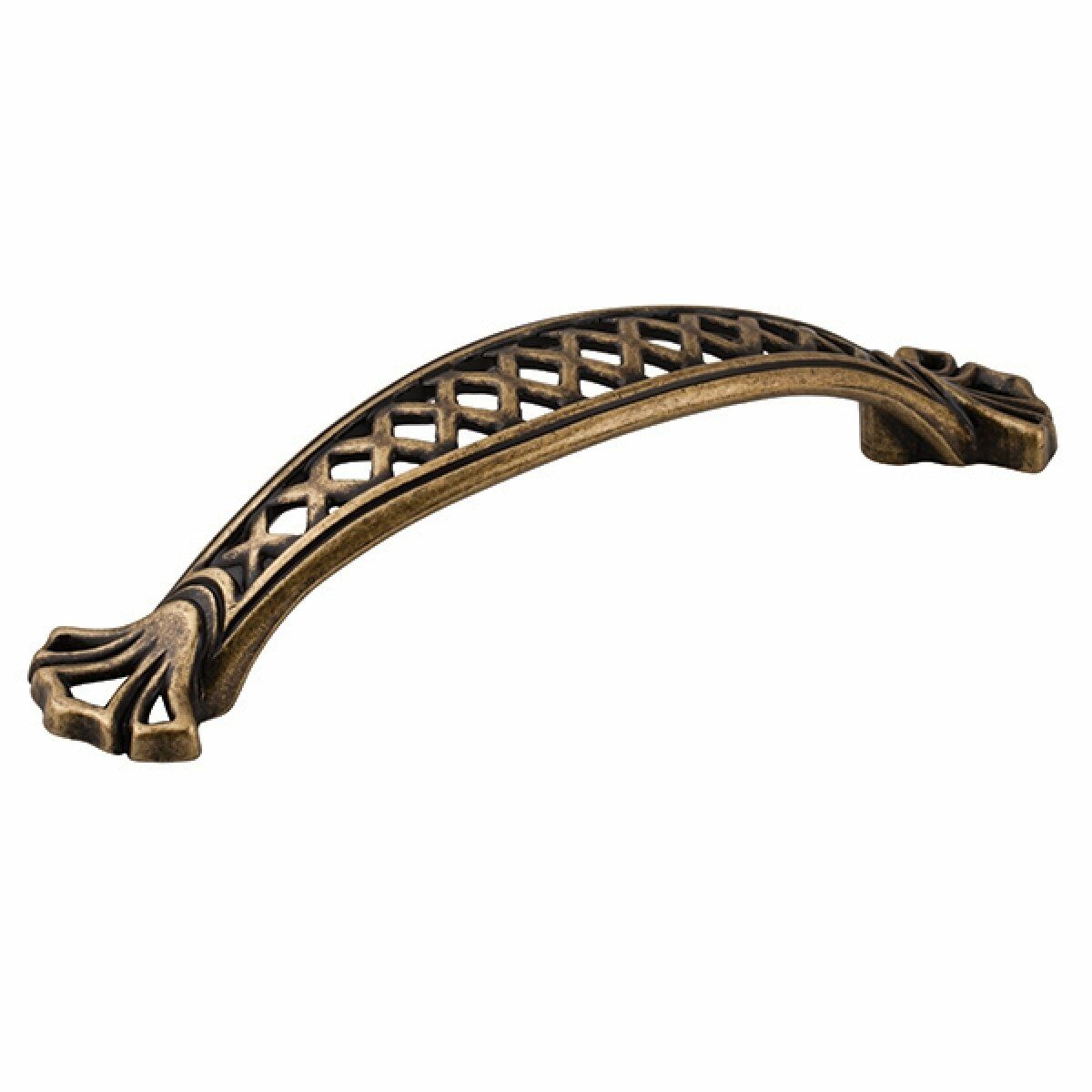 Hafele TACH HAND Kulp antik bronz 96mm