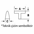 Hafele MOON JR Düğme kulp antik bronz 17mm