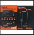 Agk T Saplı Duz Alyan - Allen Set 6 Parça 2.5-3-4-5-6-8mm