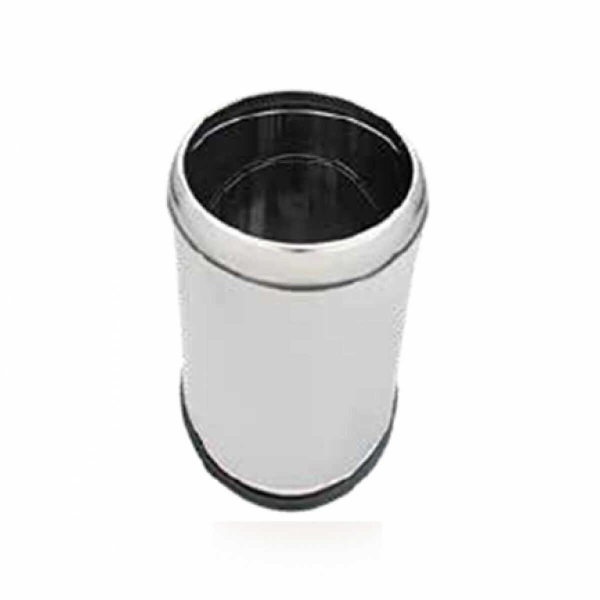 Lider Açık Çöp Kovası Krom 16 Litre | Paslanmaz Çelik Çöp Kovası