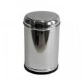 Lider Sallanır Kapaklı Çöp Kovası Krom 3 Litre | Paslanmaz Çelik Çöp Kovası