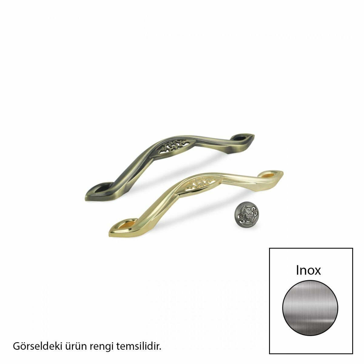 Zavinna Z159 Metal Inox 128/160mm Akslı Kulp