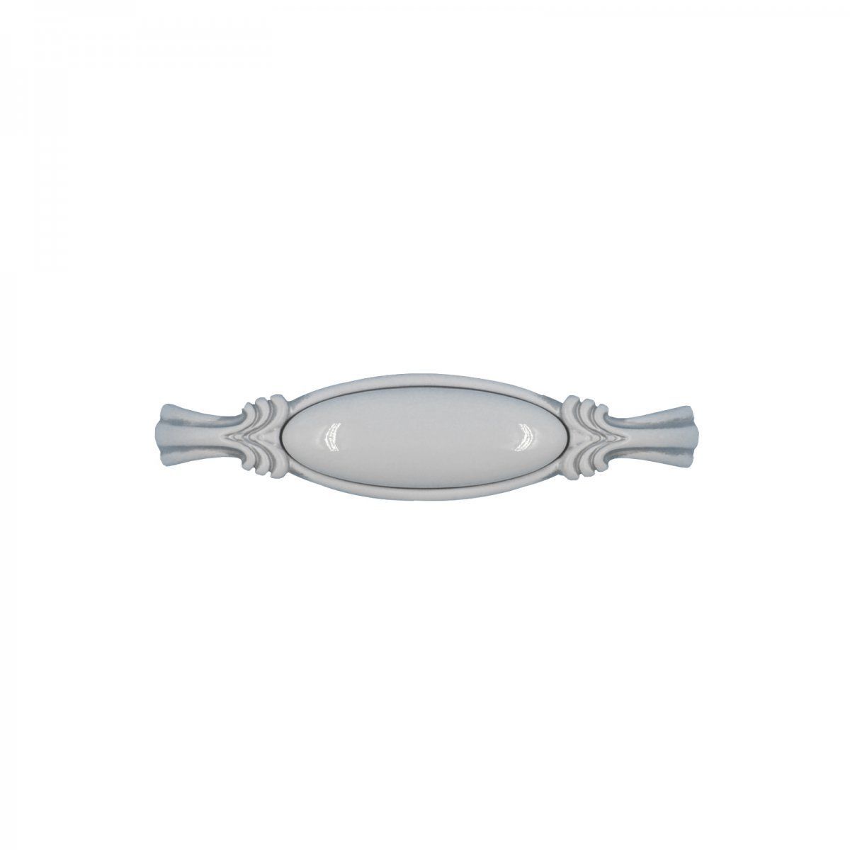 Giusti M68.00.00.V4G Seramik Metal Gümüş - Beyaz 96mm