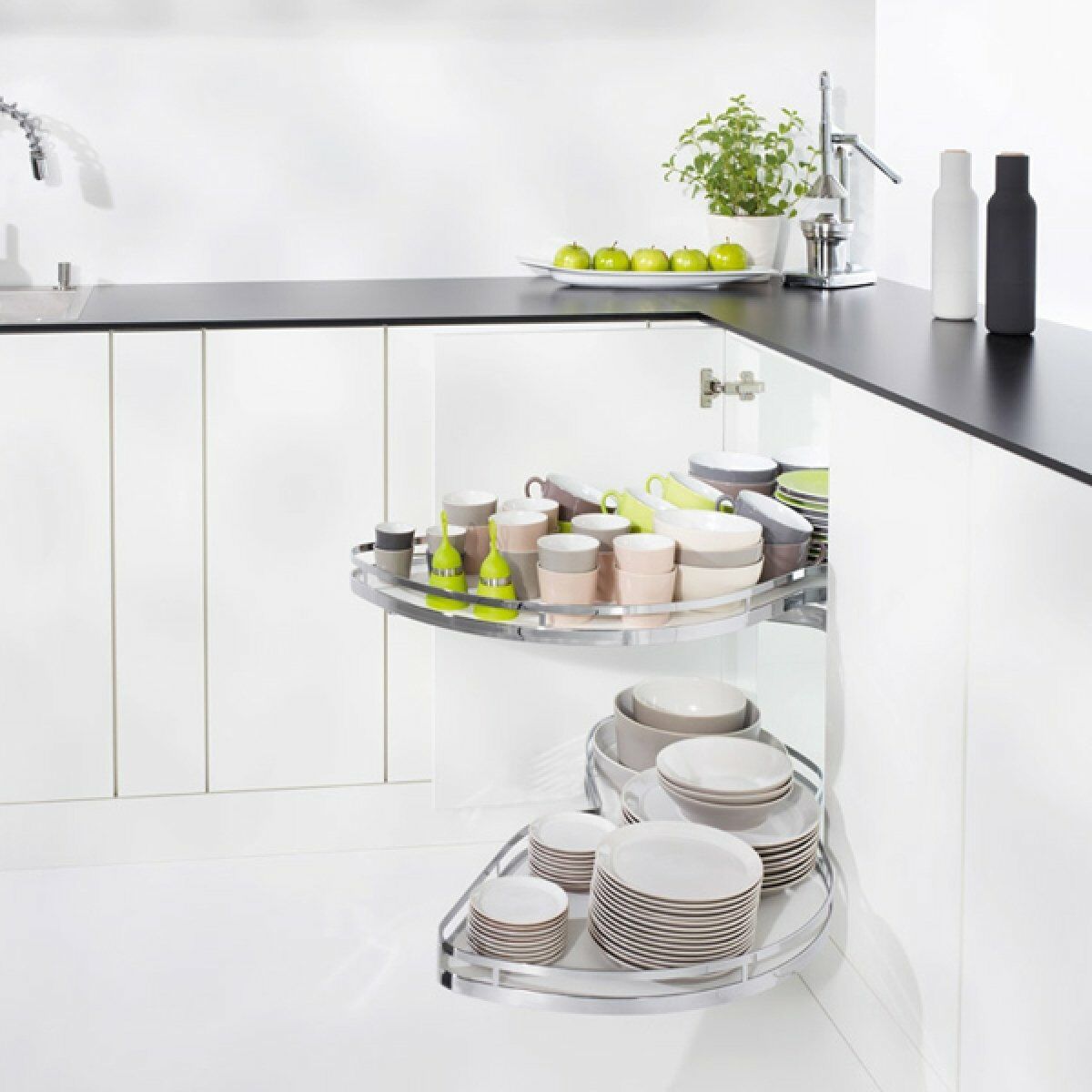Hafele LeMans II Kiler set krom sağ 60/60-75cm
