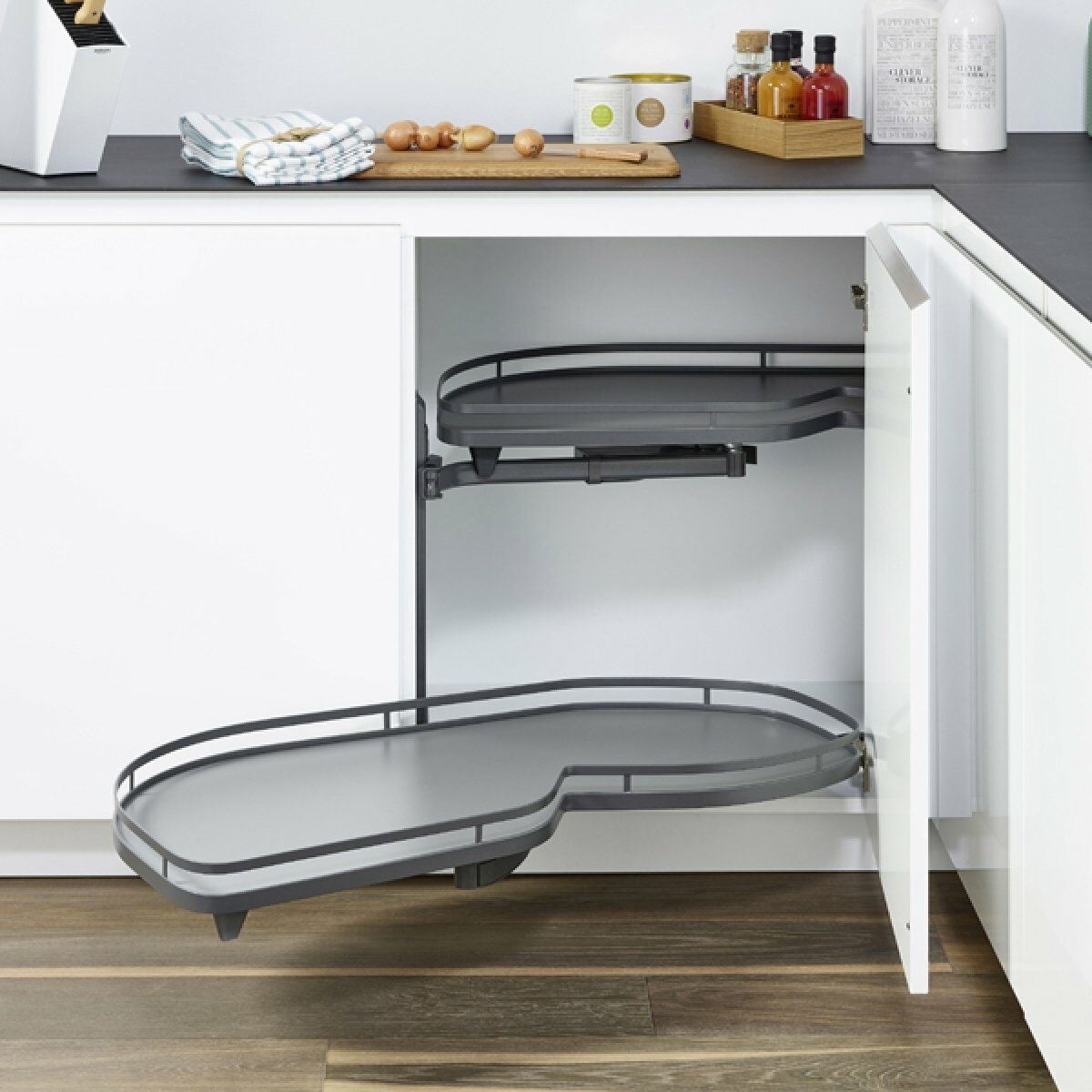 Hafele LeMans II A.Sty.sağ,45/60-75cm,antrasit