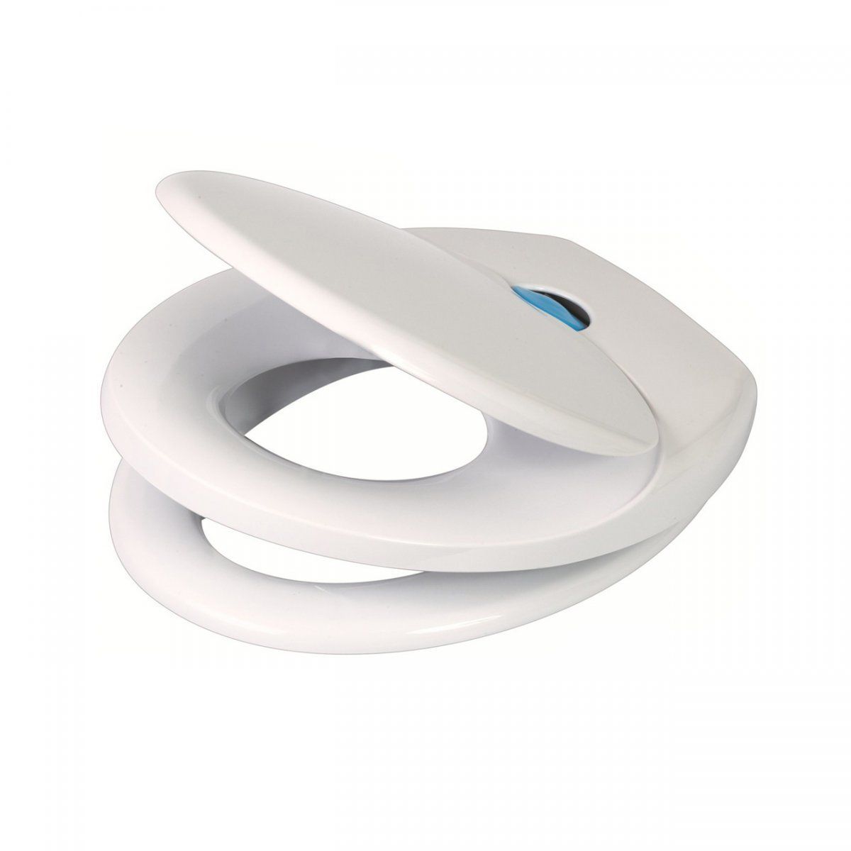 Lider 058 Çocuk Adaptörlü Klozet Kapağı Beyaz | Güvenli ve Konforlu