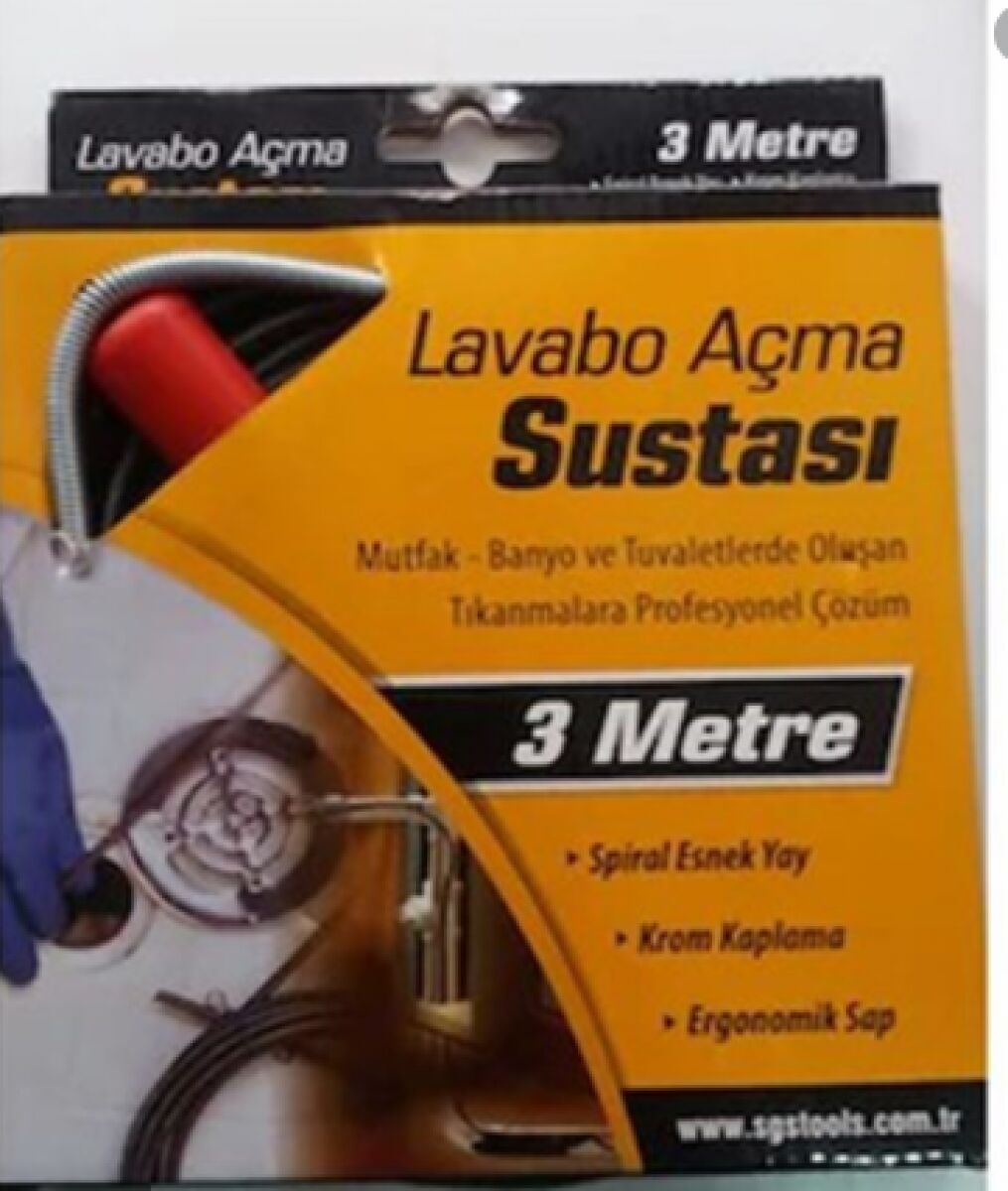Sgstools Lavabo Açma Sustası 3m