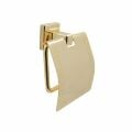 Lider Belezia Tuvalet Kağıtlığı Kapaklı Altın | Duvara Monte Kağıtlık