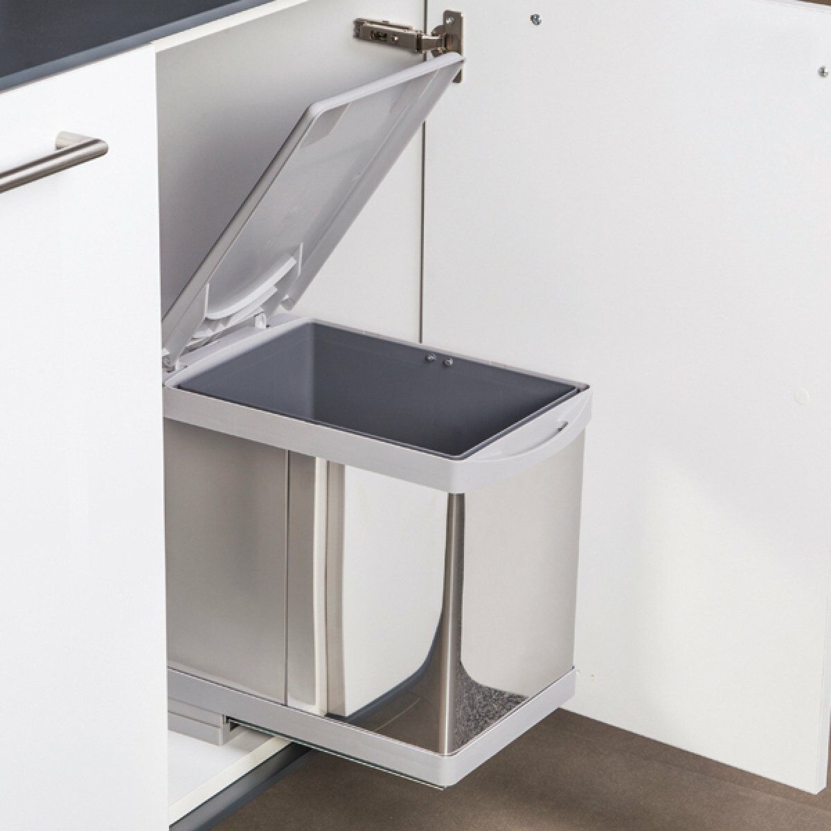 Hafele Raylı BRAVO Çöp kutusu p. çelik 35cm 16 lt