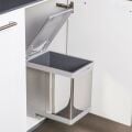 Hafele Raylı BRAVO Çöp kutusu p. çelik 35cm 16 lt