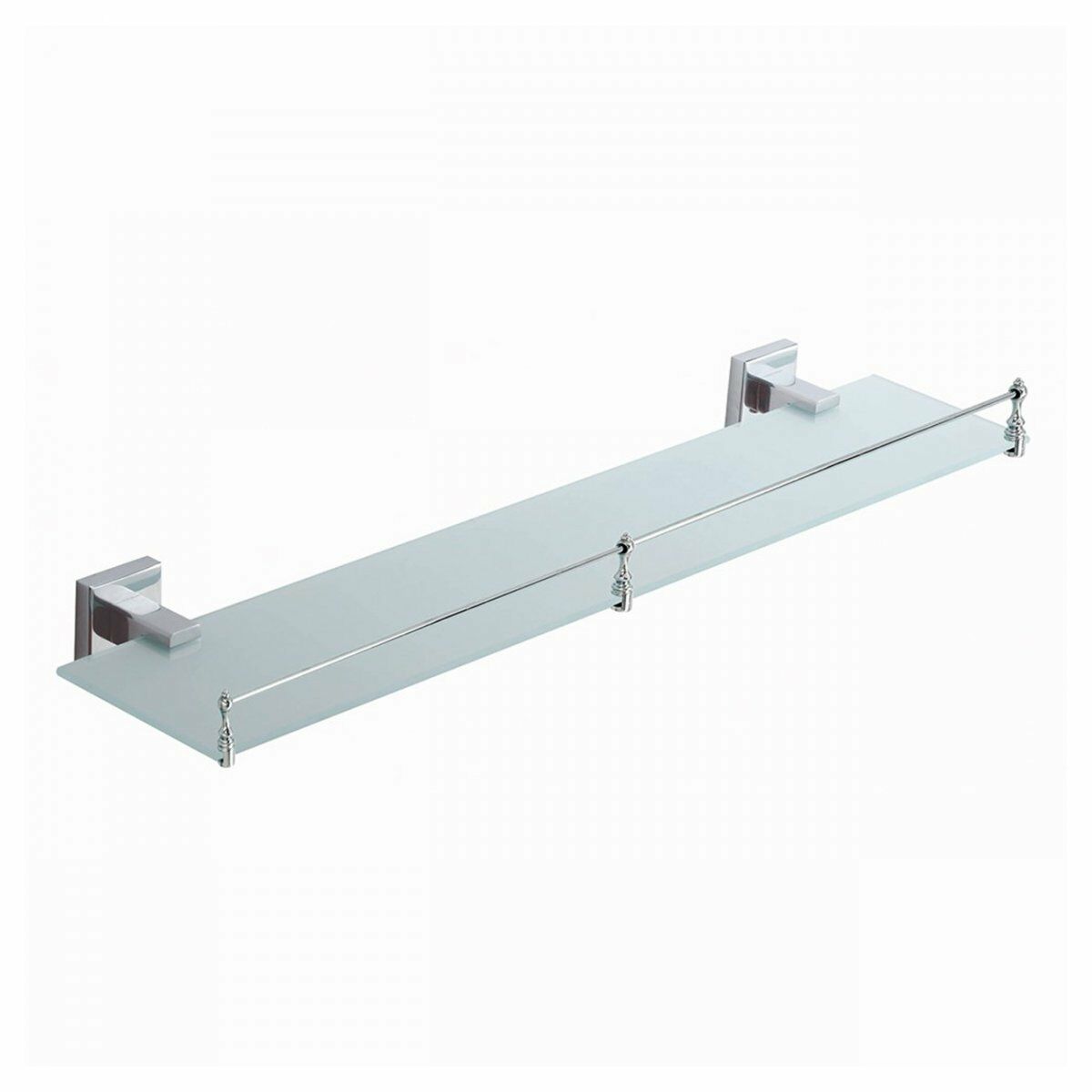 Lider Belezia Banyo Etejer Krom | Cam Banyo Rafı