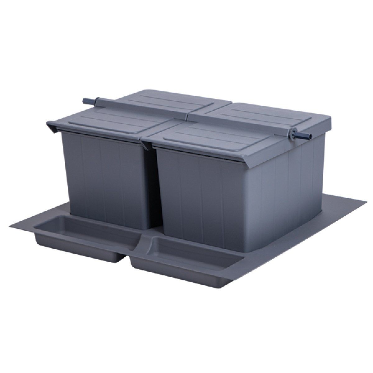 Hafele Çekmece içi  COVERT Çöp kutusu, antrasit 600mm,2x12lt