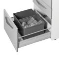 Hafele COVERT Çöp kutusu, antrasit 600mm,2x12lt