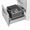 Hafele Çekmece içi  COVERT Çöp kutusu, antrasit 900mm,3x12lt
