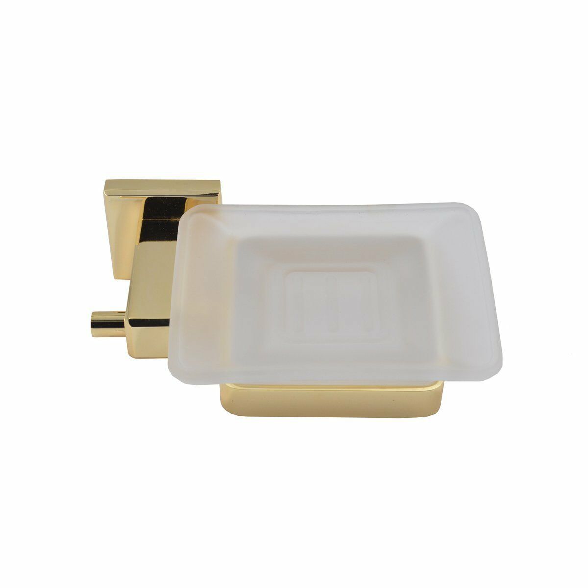 Lider Belezia Katı Sabunluk Altın Cam | Duvara Monte Sabunluk