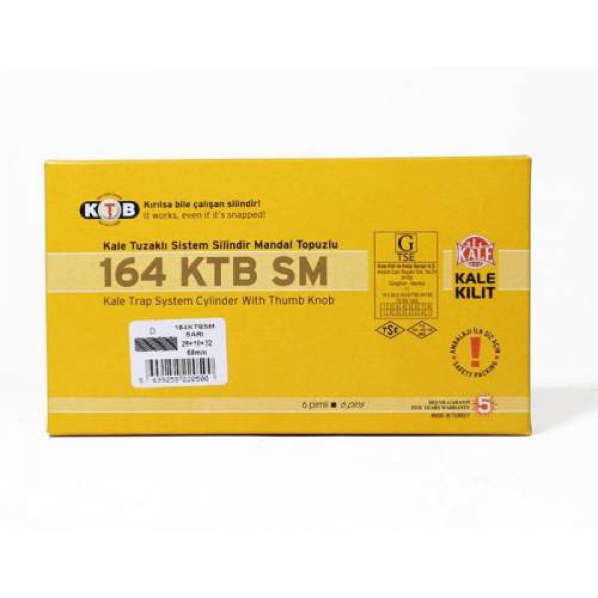 KALE Kale 164 KTB SM Mandallı Kilit